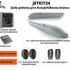 JetKit24 - sada pohonu pro dvoukřídlou bránu do 6 m